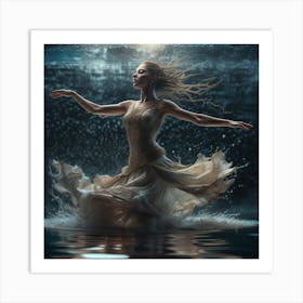 Underwater Dancer 1 Art Print