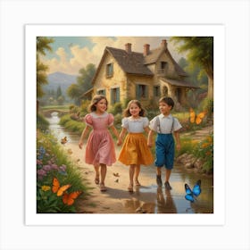 Children'S Garden Art Print