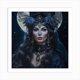 Gothic Woman 2 Art Print