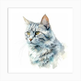 Sokoke Cat Portrait Art Print