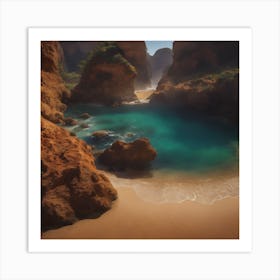 Rocky Beach Art Print