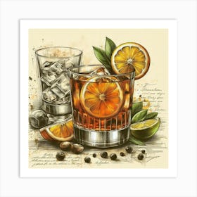 Tequila Art Print