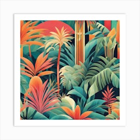 Tropical Jungle 6 Art Print