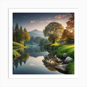 Peaceful Landscapes Photo (57) Art Print