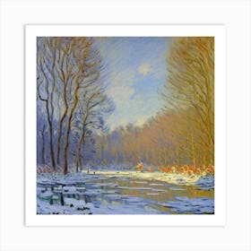 Winter Scene Art Print