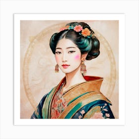 Classical Portraits 05 Art Print