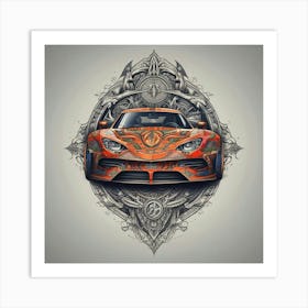 F1 Car 3 Art Print