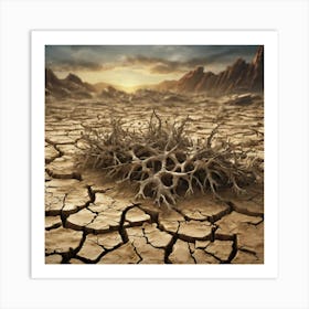 Dry Desert 6 Art Print