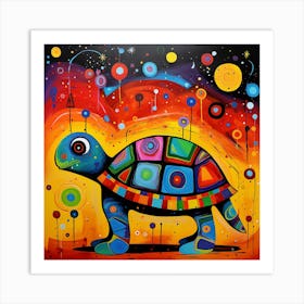 Turtle In The Sky 2 Art Print