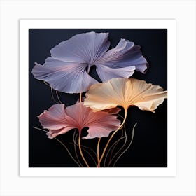 Ginkgo Leaves Art Print