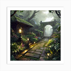 Botanical Gardens 5 Art Print