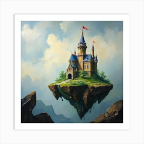 Castle On A Rock Art Print