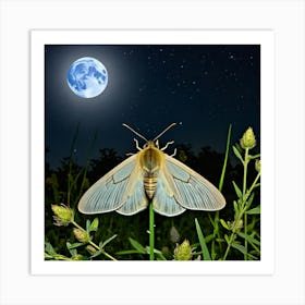 Moths Insect Lepidoptera Wings Antenna Nocturnal Flutter Attraction Lamp Camouflage Dusty (18) 1 Art Print