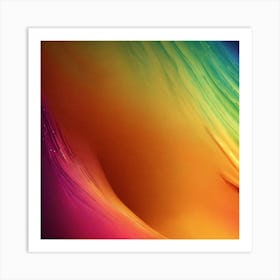 Amoled Rainbow Art Print