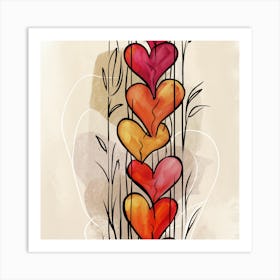 Heart - Heart Stock Videos & Royalty-Free Footage Art Print