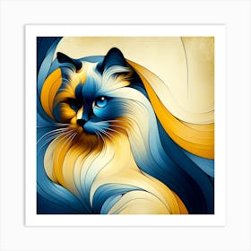 Ragdoll Cat 02 Art Print