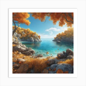 Autumn Landscape 11 Art Print