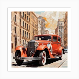 Vintage Car 3 Art Print