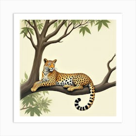 Leopard — Stock Vector Art Print