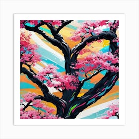 Cherry Blossom Tree 18 Art Print