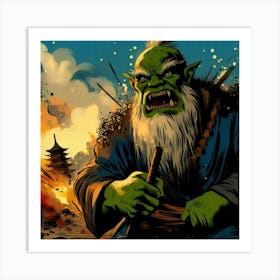 Ogre S Lair 4 Art Print