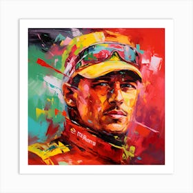 F1 Driver Art Print