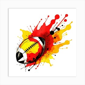 Football Ball Art Print