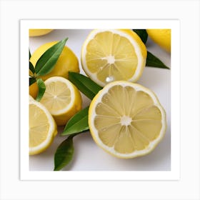 Fresh Lemons  Art Print