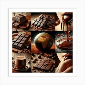 Chocolate Concept Art Print