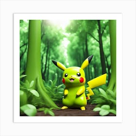 Pokemon Pikachu Art Print