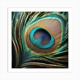 Peacock Feather 2 Art Print