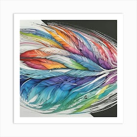 Feathers 14 Art Print