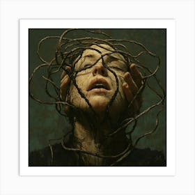 Woman'S Head 13 Art Print