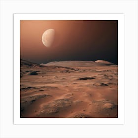 Mars - Mars Stock Videos & Royalty-Free Footage 2 Art Print