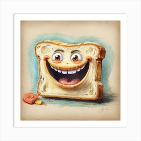 Happy Toast 2 Art Print