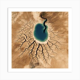 Nasa Satellite Image Art Print