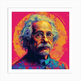 Albert Einstein 15 Art Print