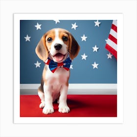 American Dog Art Print