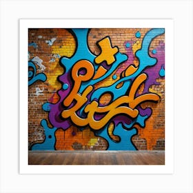 Brick Art Beat: The Language of Graffiti Art Print