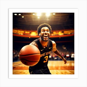 Basketball Player 1 Art Print