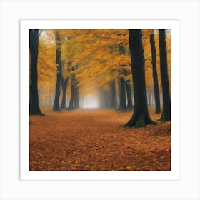 Autumn Forest 1 Art Print