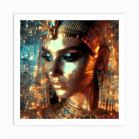 Cleopatra Portrait Artwork 100 Art Print