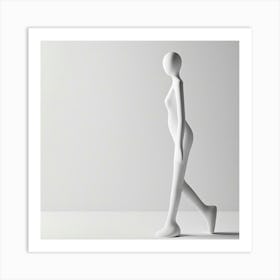 Woman Walking Art Print