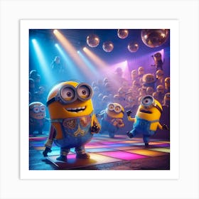 Despicable Me night Art Print