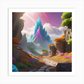 Fantasy Landscape Art Print