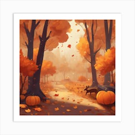 Autumn Forest 6 Art Print