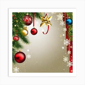 Christmas Background 1 Art Print