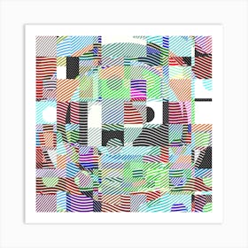 Geometric Etchings - #3 Art Print