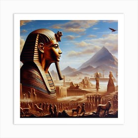 Pharaoh Of Egypt 1 Art Print