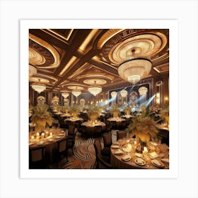 Banquet Hall 1 Art Print